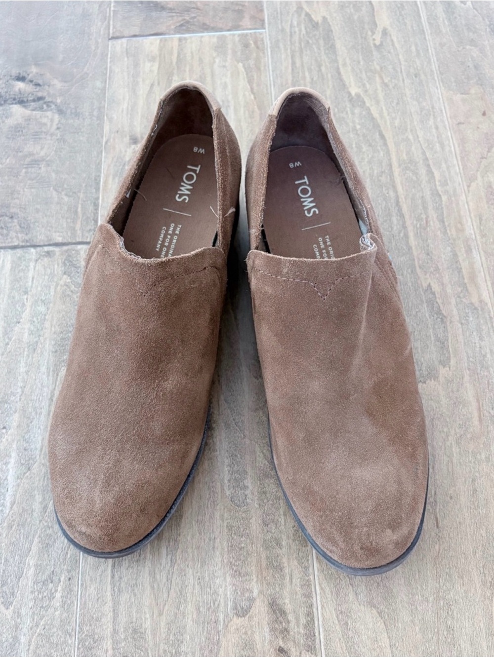 TOMS Women's Brown Suede Slip-On Boots